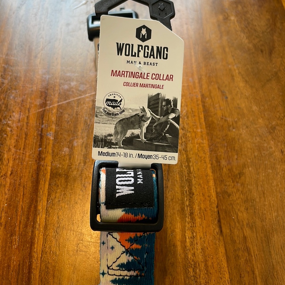 Wolfgang Man and Beast Martingale Dog Collar M 🐕